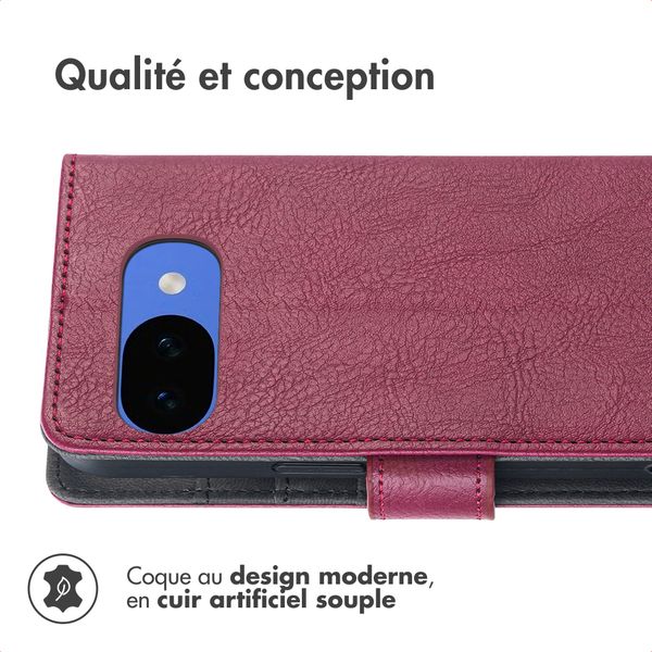 imoshion Étui de télephone portefeuille Google Pixel 10a - Bordeaux