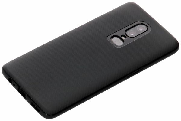 Coque silicone Carbon OnePlus 6