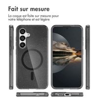 imoshion Coque Pailletée avec MagSafe Samsung Galaxy S24 - Glitter Noir