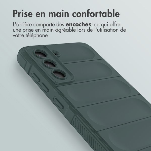 imoshion EasyGrip Backcover Samsung Galaxy S21 FE - Vert foncé