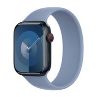 Apple Bracelet Boucle unique en Silicone Apple Watch Series 1 - 11 / SE / Ultra (44/45/46/49 mm) - Taille 7 - Winter Blue