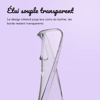 Coque personnalisée avec un cœur élégant iPhone 15 - Transparent