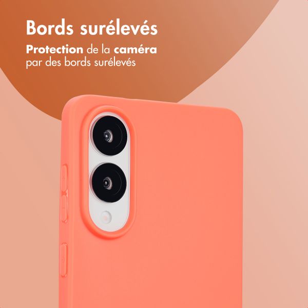 imoshion Coque Couleur Samsung Galaxy S25 Edge - Apricot Crush Orange