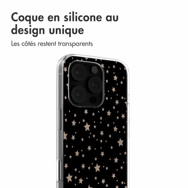 imoshion Coque Design Apple iPhone 16 Pro - Stars Beige Reverse