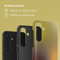 Selencia Coque arrière Vivid Samsung Galaxy S25 - Gradient Olive Dust