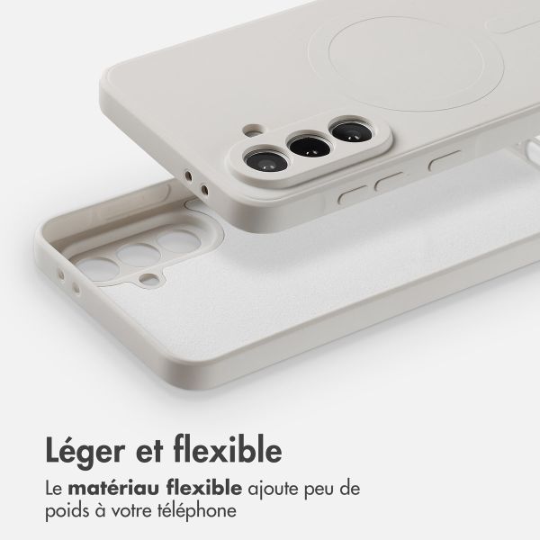 imoshion Coque Couleur avec MagSafe Samsung Galaxy A56 - Beige