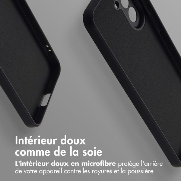 imoshion Coque Couleur avec MagSafe Samsung Galaxy A57 (5G) - Noir