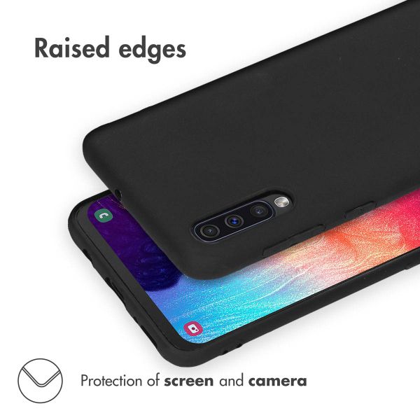 Accezz Coque Couleur Samsung Galaxy A50 / A30s - Noir