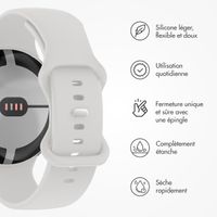 imoshion Bracelet en silicone Google Pixel Watch 3 - 45 mm - Taille S - Blanc