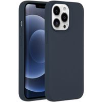 Accezz Coque Liquid Silicone Apple iPhone 13 Pro - Bleu foncé