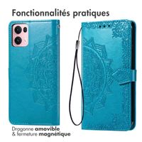 imoshion Etui de télephone Mandala Oppo Reno 13 Pro - Turquoise