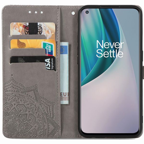 imoshion Etui de téléphone portefeuille Mandala OnePlus Nord N10 5G