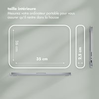 Selencia Pochette ordinateur Puffy 15-16 pouces - Sage Green