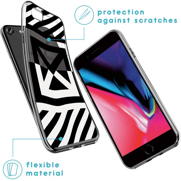 imoshion Coque Design iPhone SE (2022 / 2020) / 8 / 7 - Graphic stripes