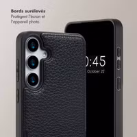 Selencia Coque de télephone Nova avec cordon et porte-cartes Samsung Galaxy S24 Plus / S25 Plus - Noir