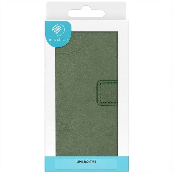 imoshion Étui de télephone portefeuille de luxe Apple iPhone SE (2022 / 2020) / 8 / 7 / 6(s) - Vert