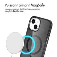 imoshion Coque Pailletée avec MagSafe Apple iPhone 15 - Glitter Noir