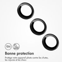 imoshion Lot de 2 protections d'objectif de caméra pour Samsung Galaxy S24 Plus - Noir