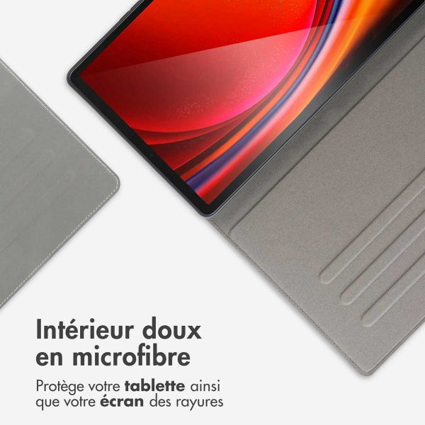 Accezz Coque tablette Classic Samsung Galaxy Tab S9 11.0 pouces / Tab S10 FE / S9 FE 10.9 pouces - Marron