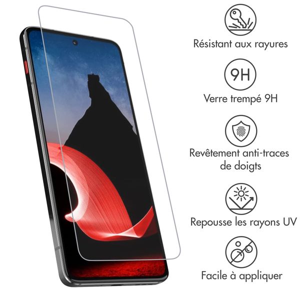 Accezz Protection d'écran en verre trempé Motorola ThinkPhone