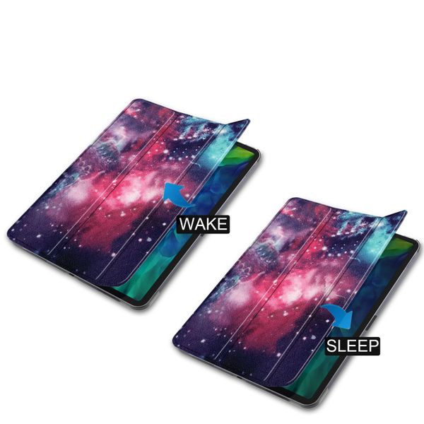 imoshion Coque tablette Design Trifold Apple iPad Pro 11 (2022 / 2021 / 2020 / 2018) - Space