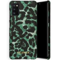 Selencia Coque Maya Fashion Samsung Galaxy A41 - Green Panther