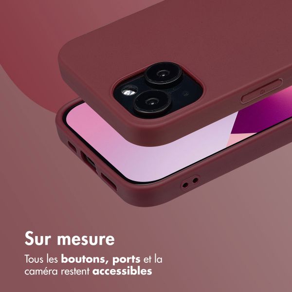 imoshion Coque Couleur Apple iPhone 13 - Wine Red