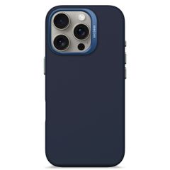 Decoded Coque en silicone MagSafe iPhone 16 Pro - Blue Print