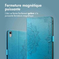 imoshion Coque tablette Apple iPad Air 11 pouces (2025) M3 / (2024) M2 / Air 5 (2022) / Air 4 (2020) - Turquoise