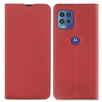 imoshion Étui de téléphone Slim Folio Motorola Moto G100 - Rouge