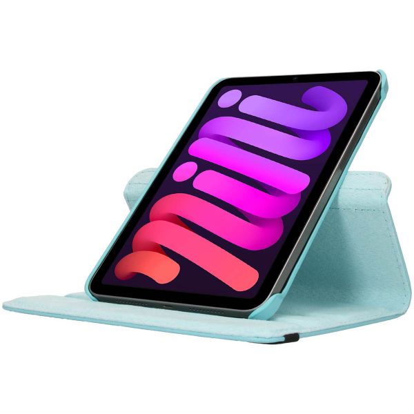 imoshion Coque tablette rotatif à 360° iPad Mini 7 (2024) / iPad Mini 6 (2021) - Turquoise