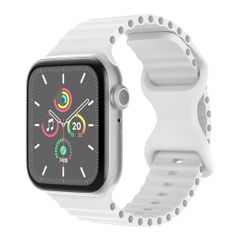 imoshion Bracelet en silicone athlétique Apple Watch Series 1 à 9 / SE (38/40/41 mm) | Series 10 (42 mm) - Blanc