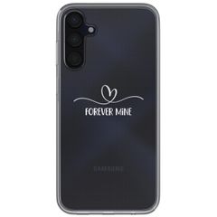 Coque personnalisée avec un cœur élégant Samsung Galaxy A15 - Transparent