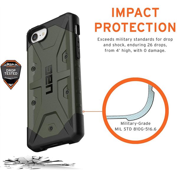 UAG Coque Pathfinder iPhone SE (2022 / 2020) / 8 / 7 / 6(s) - Vert