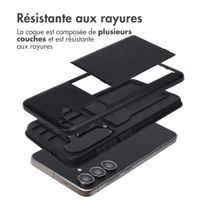 imoshion Coque arrière avec porte-cartes Samsung Galaxy S25 FE - Noir