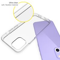 Accezz Coque Clear Apple iPhone 13 Mini - Transparent