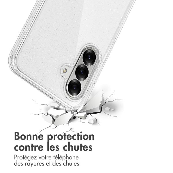 imoshion Coque Pailletée Samsung Galaxy A36 - Paillettes Transparent