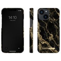 iDeal of Sweden Coque Fashion iPhone 13 Mini - Golden Smoke Marble