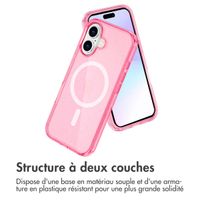 imoshion Coque Pailletée avec MagSafe Apple iPhone 17 - Rose