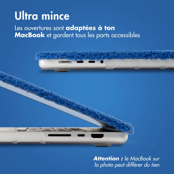 imoshion Teddy Hard Cover MacBook Air 15 pouces (2023 / 2024 M3 chip / 2025 M4 chip) - A2941 / A3114 / A3241 - Cobalt Blue