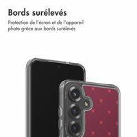 imoshion Coque Design Samsung Galaxy S25 - Crush Check Coral Dust