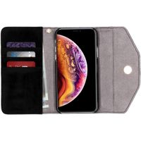 iDeal of Sweden Mayfair Clutch Velvet iPhone Xs / X - Noir