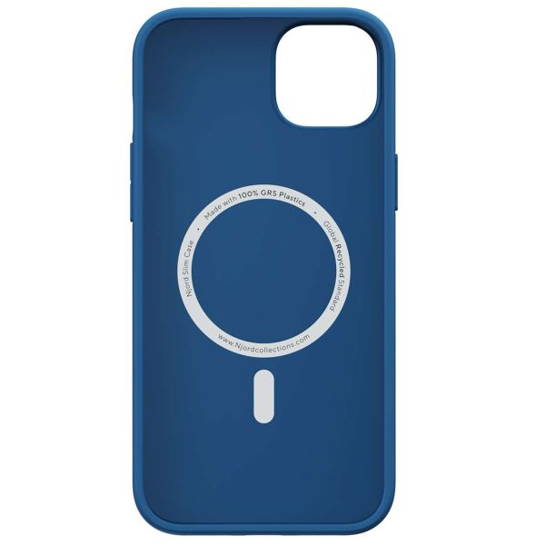 Njorð Collections Coque Slim MagSafe Apple iPhone 15 Plus - Blue