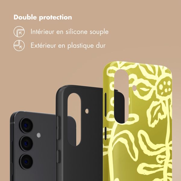 Selencia Coque arrière Vivid Samsung Galaxy S24 - Chalky Bloom