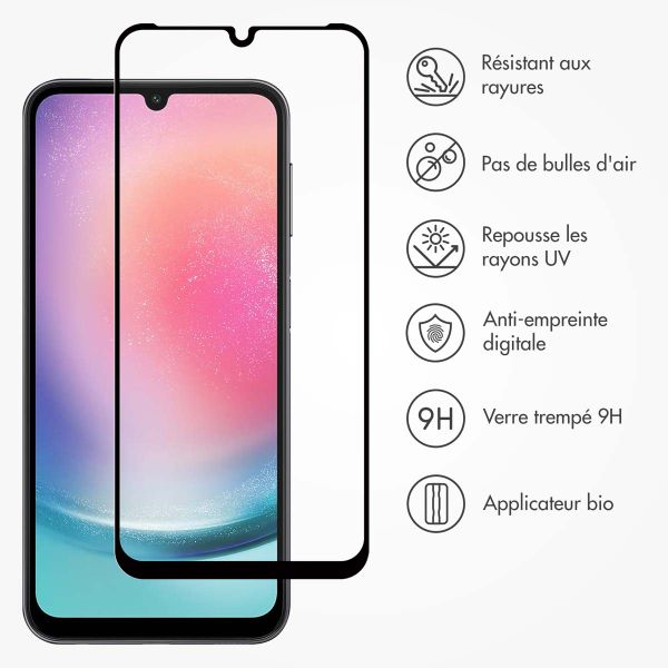 Accezz Protection d'écran en verre trempé avec applicateur Samsung Galaxy A25 (5G)