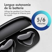 imoshion ﻿Écouteurs Aura - Écouteurs sans fil - Écouteurs sans fil Bluetooth - Noir