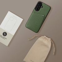 Selencia Coque Riva avec porte-cartes Samsung Galaxy A37 (5G) - Sage Green