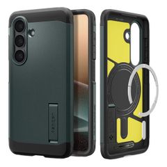 Spigen Coque Tough Armor MagSafe Samsung Galaxy S26 Plus - Abyss Green