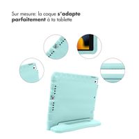imoshion Coque kidsproof avec poignée Apple iPad 9 (2021) 10.2 pouces / iPad 8 (2020) 10.2 pouces / iPad 7 (2019) 10.2 pouces - Soft Blue
