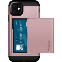 Spigen Coque Slim Armor CS iPhone 11 - Rose Champagne